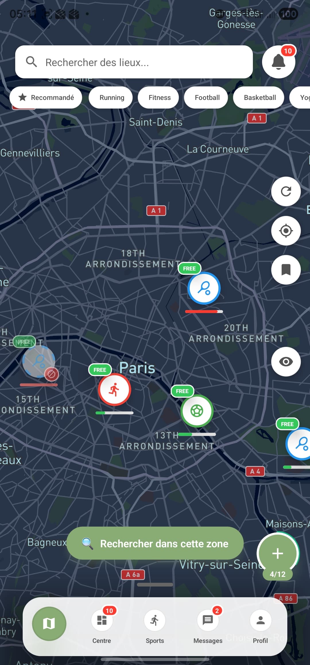 Carte interactive Tribbr